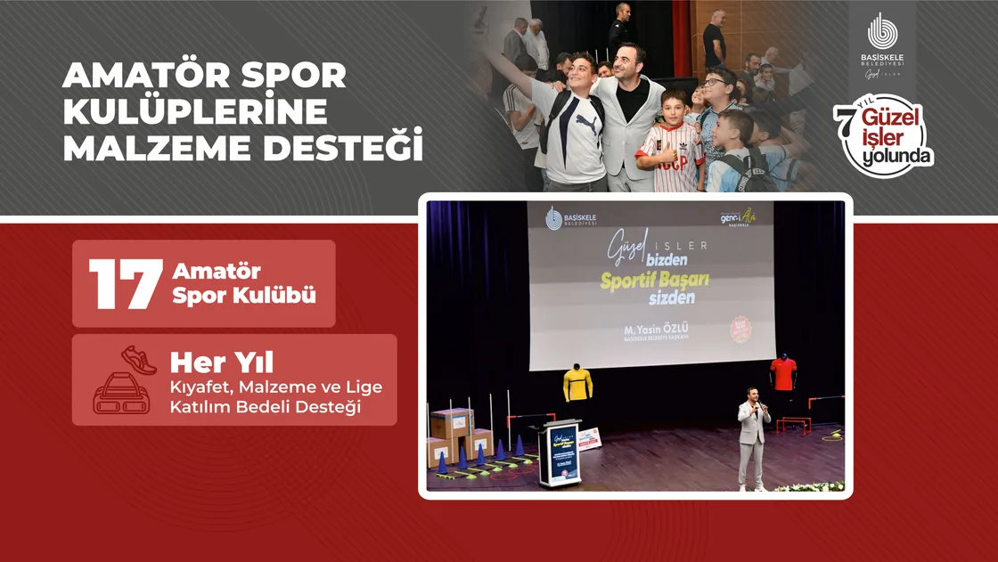 Amatör Spor Kulüplerine Malzeme Desteği